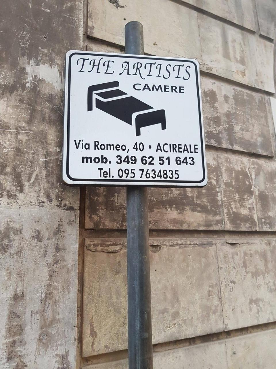 The Artists Panzió Acireale Kültér fotó